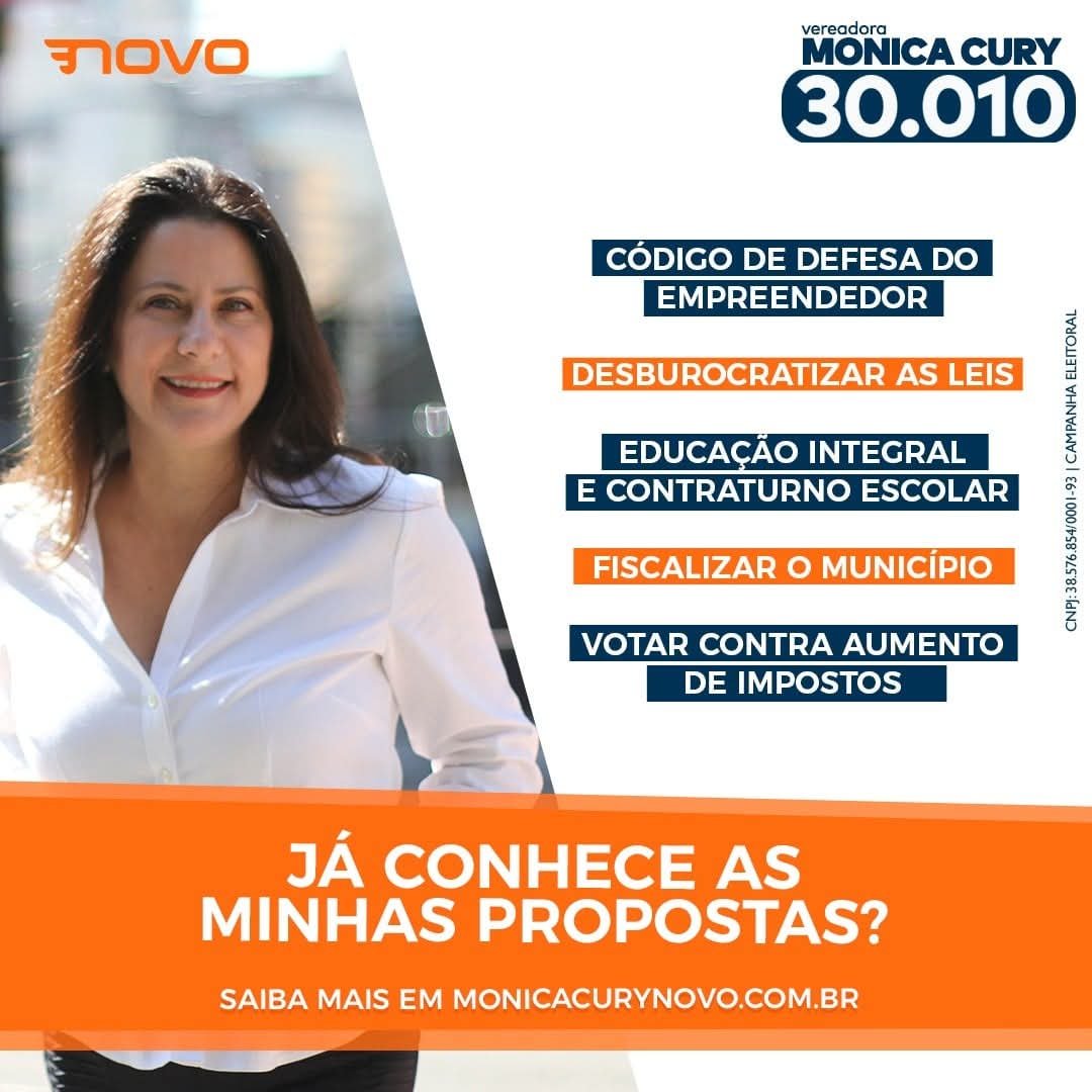 PRE-CANDIDATA A DEPUTADA ESTADUAL (SP) PELO PARTIDO NOVO 
